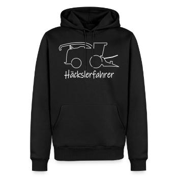Claas Jaguar Feldhäcksler Fahrer Silieren Mais - Männer Premium Bio Hoodie - Schwarz - Vorne - Nico (187cm)