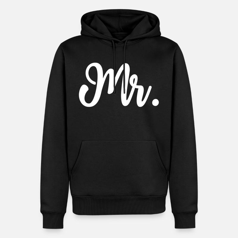 M. Calligraphie hommes - Sweat à capuche Premium bio Homme - noir