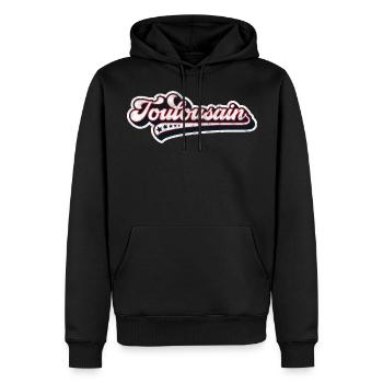 Toulouse, Toulouse! 31, 5 Vintage-Sterne. - Männer Premium Bio Hoodie - Schwarz - Vorne - Nico (187cm)