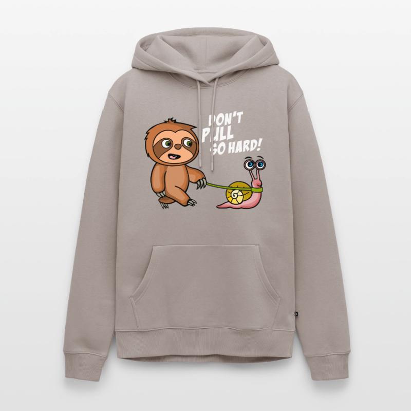 Don't pull so hard. Don't pull like that. Black Shirts Men’s Premium Organic Hoodie