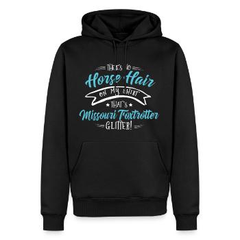 Foxtrotter Horse shirt-Glitter - Männer Premium Bio Hoodie - Schwarz - Vorne - Nico (187cm)