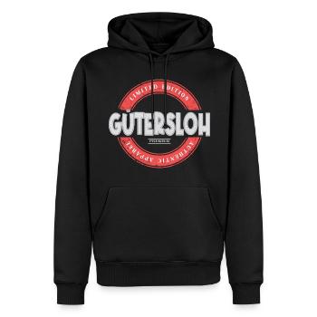 Gütersloh Deutschland Stadt Skyline Heimat Liebe - Männer Premium Bio Hoodie - Schwarz - Vorne - Nico (187cm)