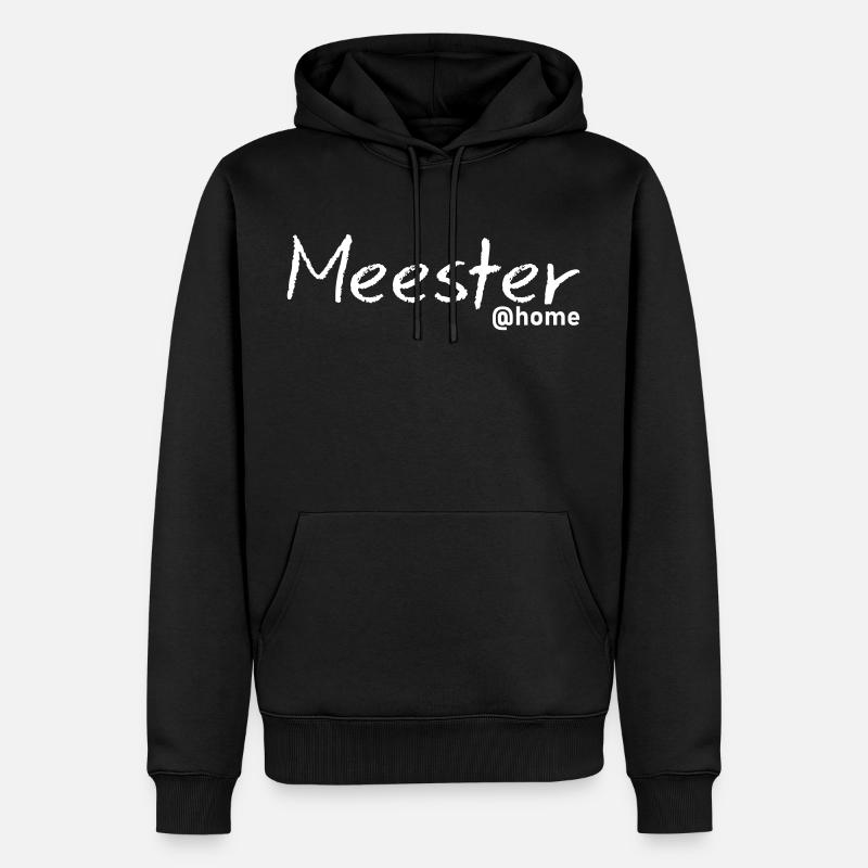 Master @home - Männer Premium Bio Hoodie - Schwarz
