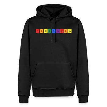 Rainbow Stockholm - Men’s Premium Organic Hoodie - black - Front - Nico (187cm)