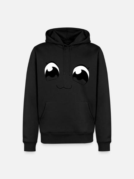 eyes - Men’s Premium Organic Hoodie - black