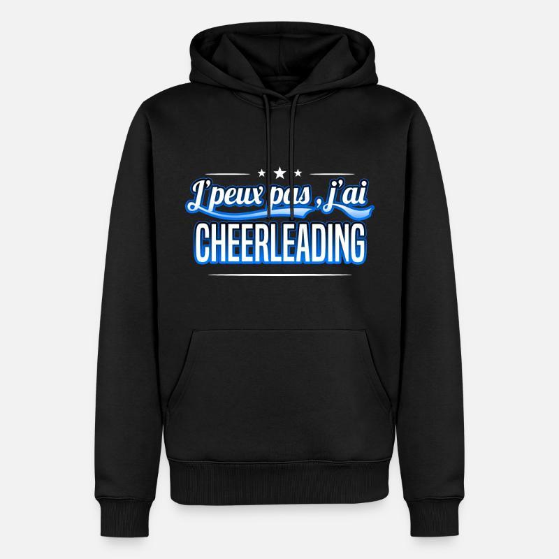 Cheerleading - j'peux pas , j'ai Cheerleading - Sweat à capuche Premium bio Homme - noir