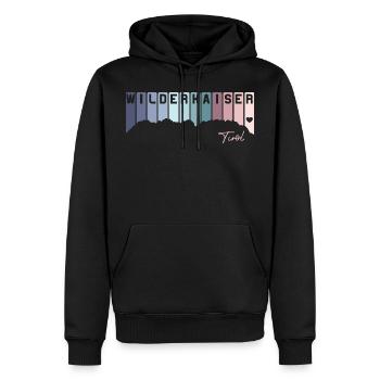 Wilder Kaiser Tirol Kitzbühel Austria Österreich - Men’s Premium Organic Hoodie - black - Front - Nico (187cm)