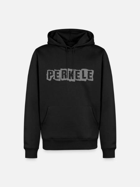 Perkele - Sweat à capuche Premium bio Homme - noir