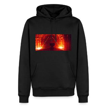 Das Boot aller Gefahren - Männer Premium Bio Hoodie - Schwarz - Vorne - Nico (187cm)