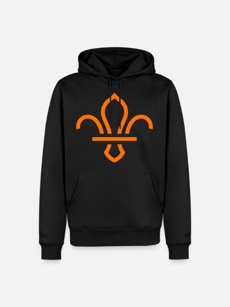 fleur de lis - Men’s Premium Organic Hoodie - black