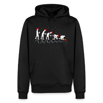 Carnival Evolution Carnival - Men’s Premium Organic Hoodie - black - Front - Nico (187cm)