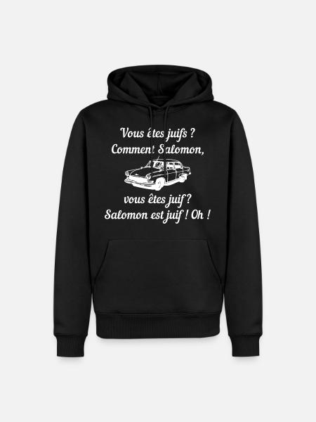 Rabbi Jacob - Sweat à capuche Premium bio Homme - noir