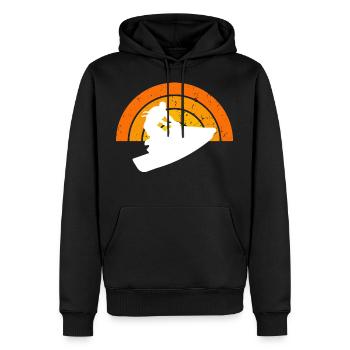 Jet skiing - Men’s Premium Organic Hoodie - black - Front - Nico (187cm)