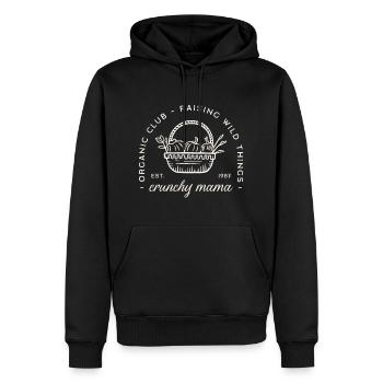 Knusprige Mama Bio Mütter Club lustiges Gehöft - Männer Premium Bio Hoodie - Schwarz - Vorne - Nico (187cm)