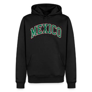 Mexico - Männer Premium Bio Hoodie - Schwarz - Vorne - Nico (187cm)