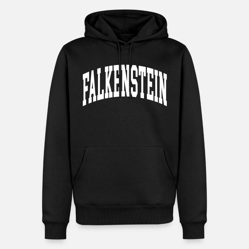 Falkenstein - Sweat à capuche Premium bio Homme - noir