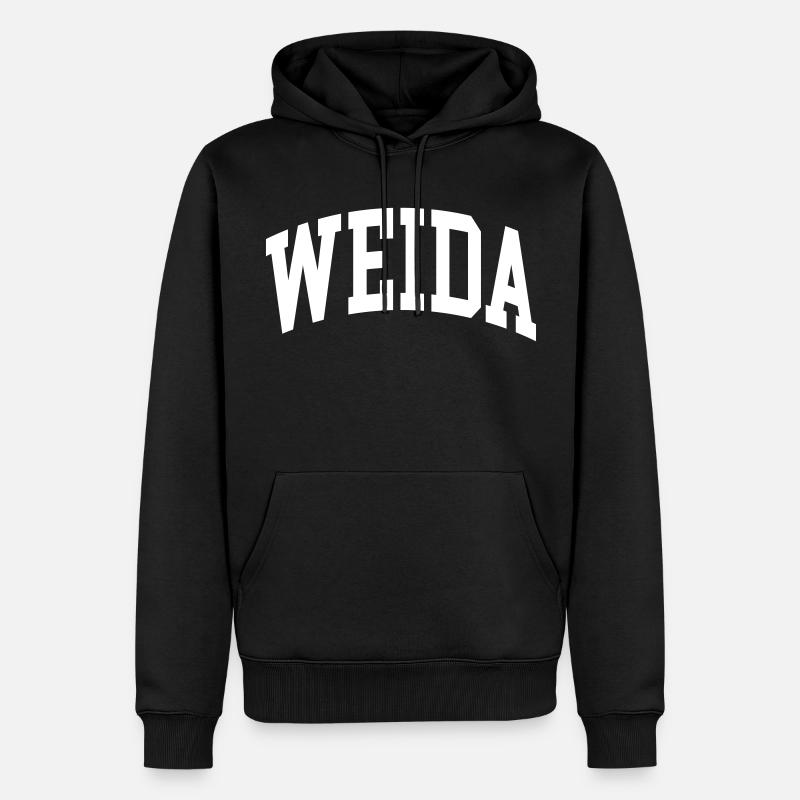 Weida - Männer Premium Bio Hoodie - Schwarz