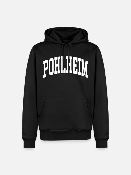 Pohlheim - Männer Premium Bio Hoodie - Schwarz