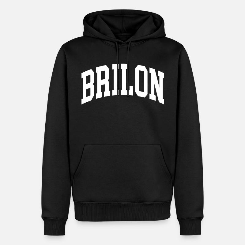 Brilon - Männer Premium Bio Hoodie - Schwarz