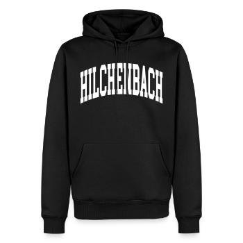 Canton de Hilchenbach - Sweat à capuche Premium bio Homme - noir - Devant - Nico (187cm)