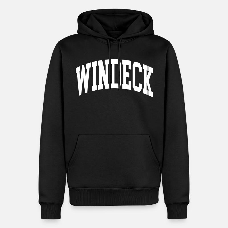 Windeck - Sweat à capuche Premium bio Homme - noir