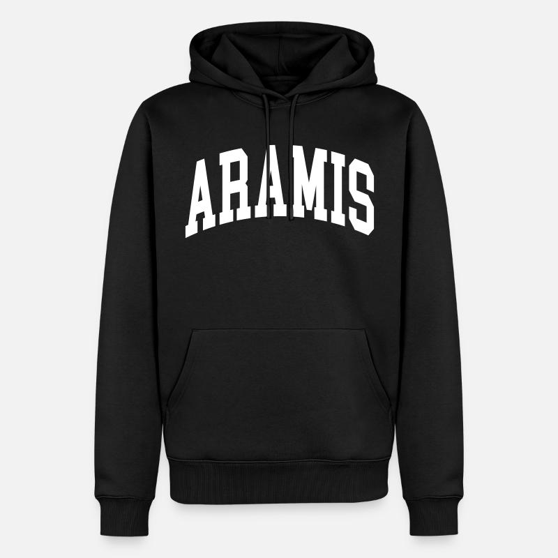 Aramis - Sweat à capuche Premium bio Homme - noir