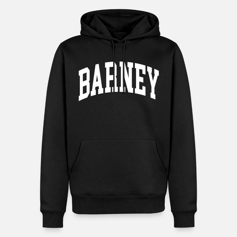 Barney - Sweat à capuche Premium bio Homme - noir