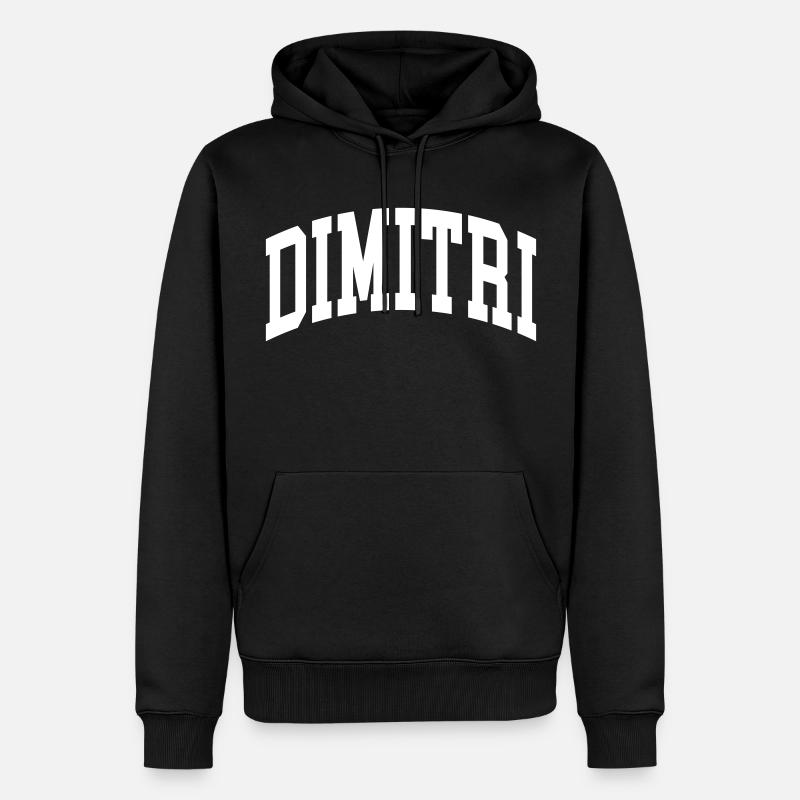 Dimitri - Sweat à capuche Premium bio Homme - noir