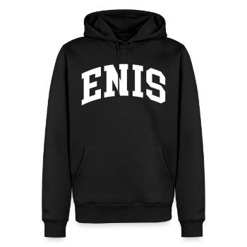 Edwards - Sweat à capuche Premium bio Homme - noir - Devant - Nico (187cm)