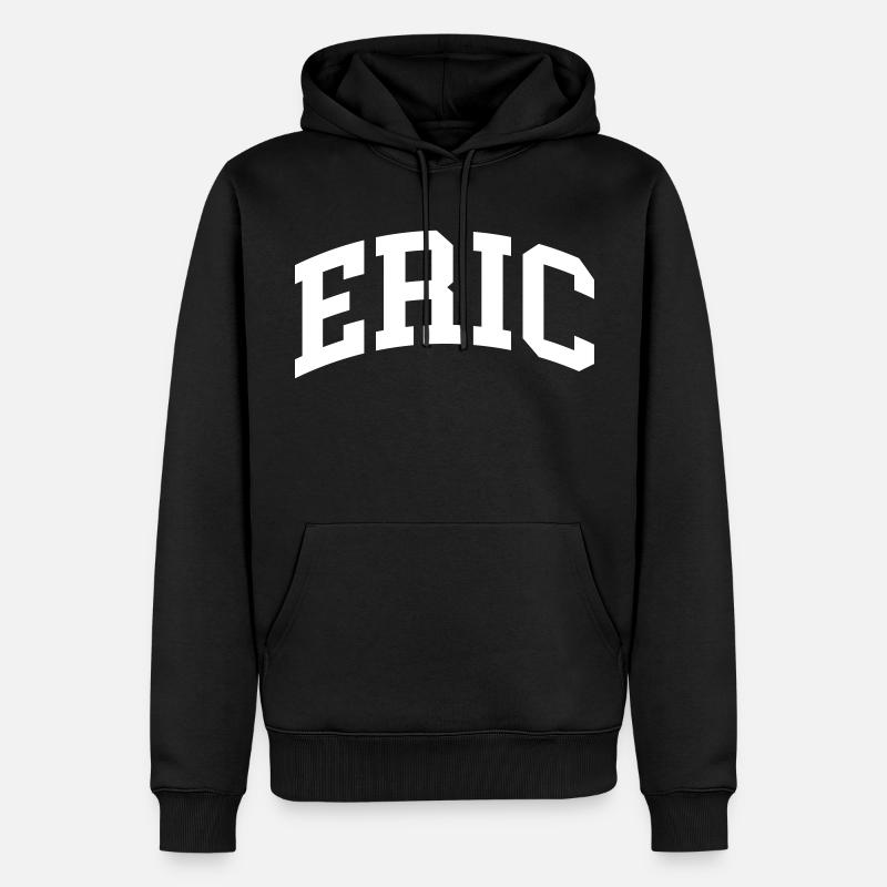 Eric - Männer Premium Bio Hoodie - Schwarz