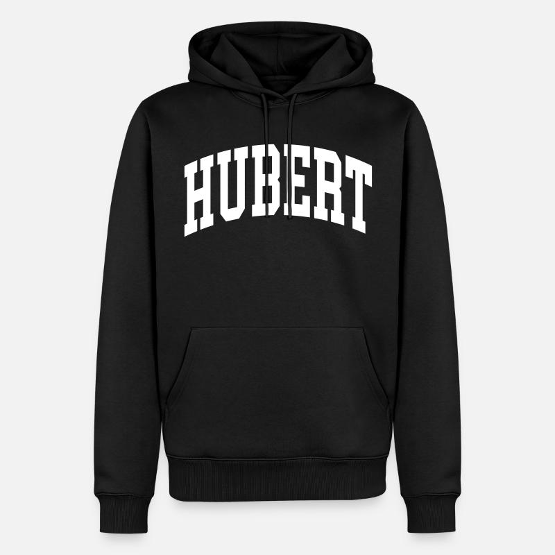 Hubert - Sweat à capuche Premium bio Homme - noir