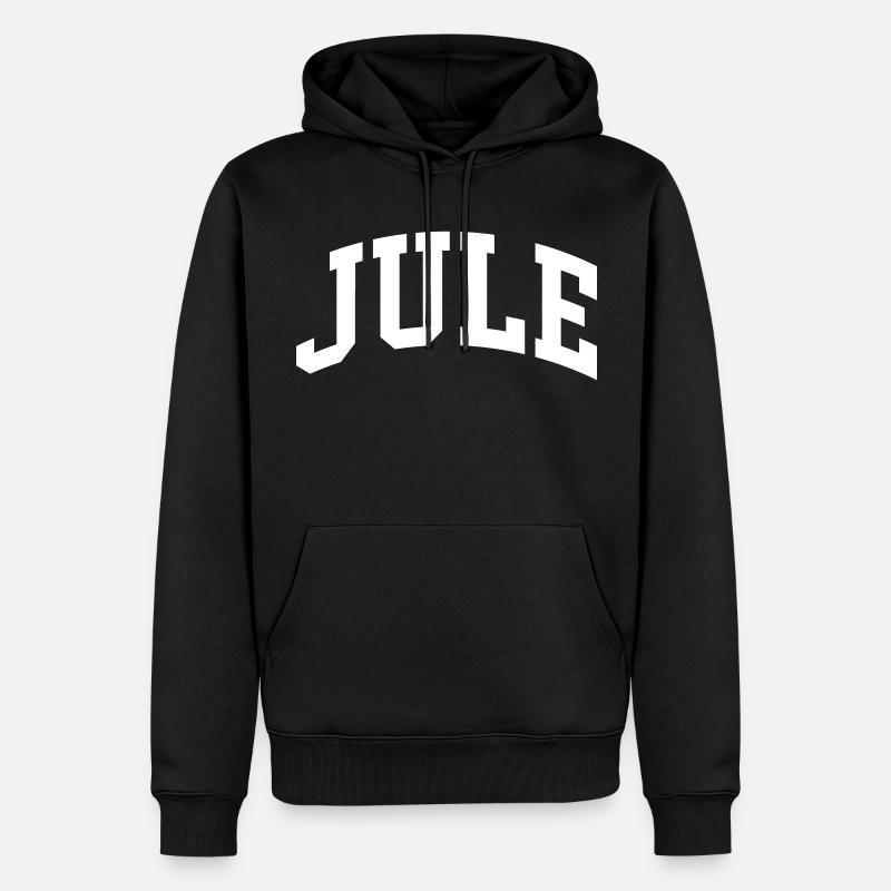 Jule - Männer Premium Bio Hoodie - Schwarz