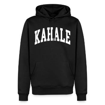 Kahale (en anglais seulement) - Sweat à capuche Premium bio Homme - noir - Devant - Nico (187cm)