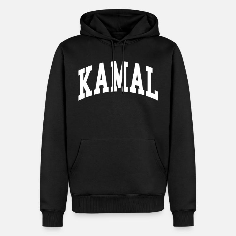 Kamal - Sweat à capuche Premium bio Homme - noir