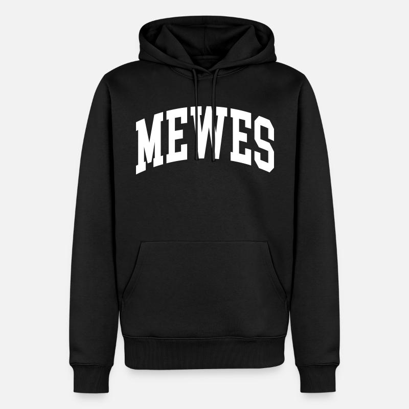 Mewes - Männer Premium Bio Hoodie - Schwarz