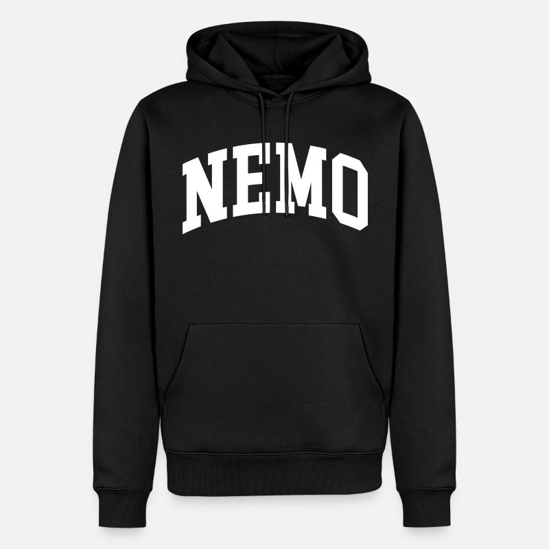Nemo - Männer Premium Bio Hoodie - Schwarz