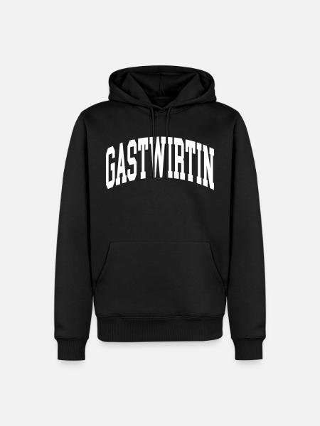 Gastwirtin - Männer Premium Bio Hoodie - Schwarz
