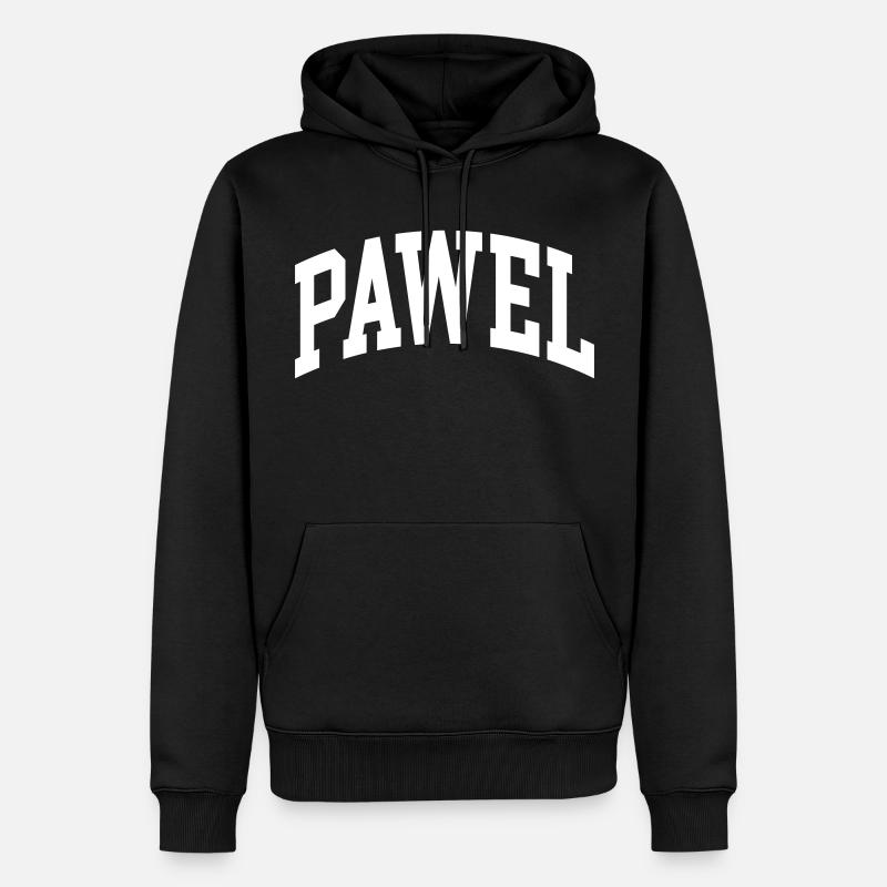 Pawel - Männer Premium Bio Hoodie - Schwarz