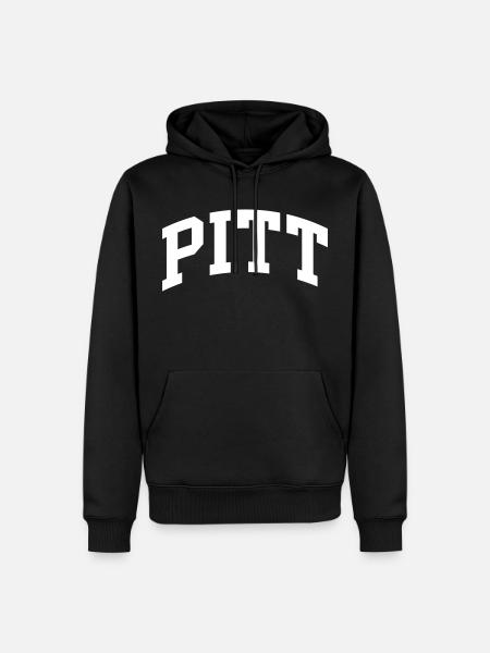 Pitt - Männer Premium Bio Hoodie - Schwarz