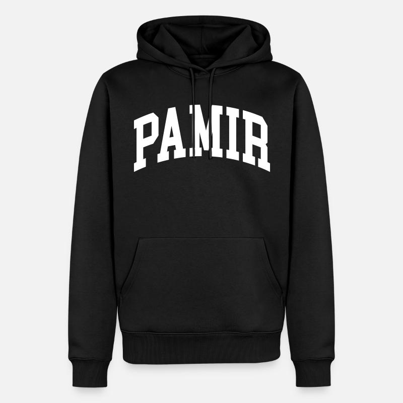Pamir - Sweat à capuche Premium bio Homme - noir