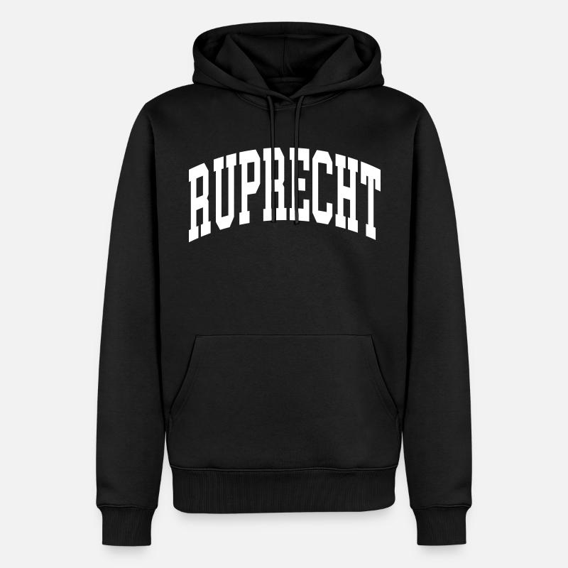 Ruprecht - Sweat à capuche Premium bio Homme - noir