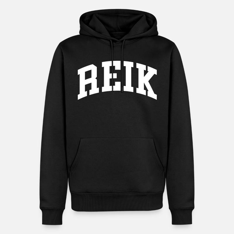 Atteindre - Sweat à capuche Premium bio Homme - noir