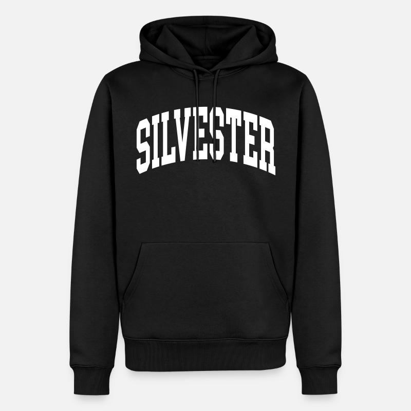 Réveillon du Nouvel An - Sweat à capuche Premium bio Homme - noir