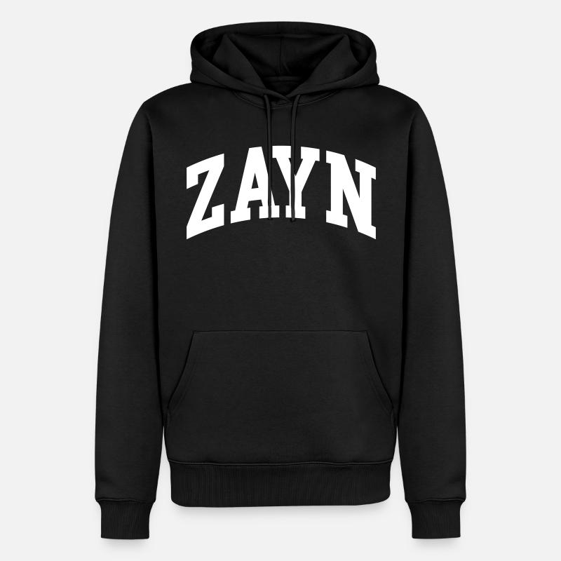 Zayn - Sweat à capuche Premium bio Homme - noir