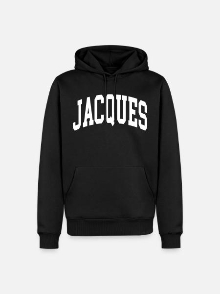 Jacques - Men’s Premium Organic Hoodie - black