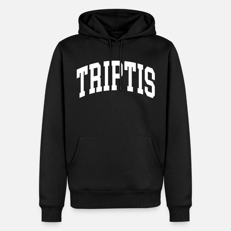 Triptis - Männer Premium Bio Hoodie - Schwarz