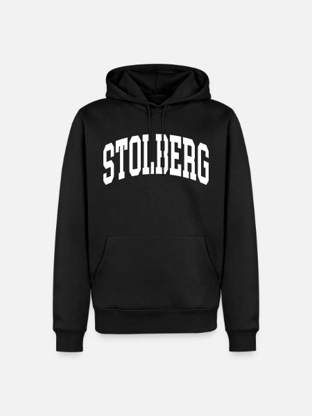 Stolberg - Männer Premium Bio Hoodie - Schwarz