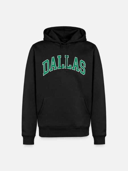 Dallas - Men’s Premium Organic Hoodie - black