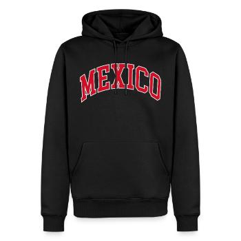 Mexico - Männer Premium Bio Hoodie - Schwarz - Vorne - Nico (187cm)