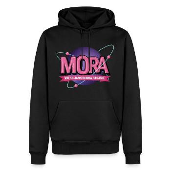 Mora - Sweat à capuche Premium bio Homme - noir - Devant - Nico (187cm)
